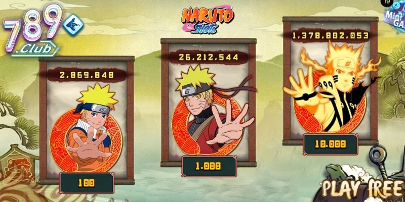 Naruto slots 789club là slot chủ đề nhẫn giả